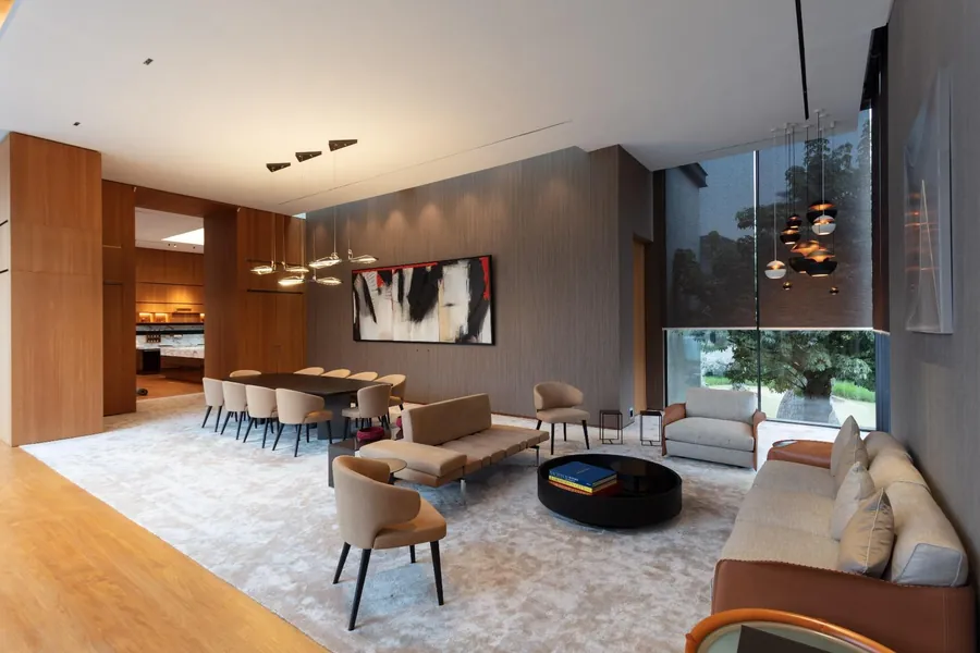 Dining and lounge interior
